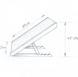 Saliekama ozolkoka rampa mājdzīvniekiem 80x32.5cm