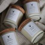 Sojas vaska svece - Bumbiers un frēzija (caurspīdīga) thumbnail 3