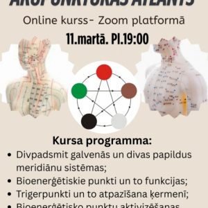 AKUPUNKTŪRAS ATLANTS kursa veidā