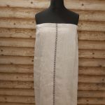 Lina pirts kleita sievietei ar tautisku lentu (sūnu pelēkzaļa) thumbnail 1