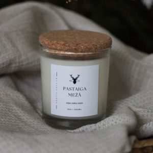 Sojas vaska svece - Pastaiga mežā (caurspīdīga)