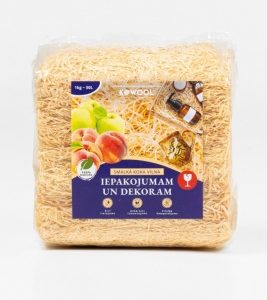 Koka vilna iepakojumam & dekorācijai 1kg