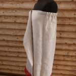 Lina pirts kleita sievietei ar mežģīni – sarkanas sirsniņas (10cm plata mežģīne) thumbnail 4