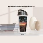 Nerūsējoša tērauda ceļojumu krūze ar pilskalna attēlu thumbnail 2