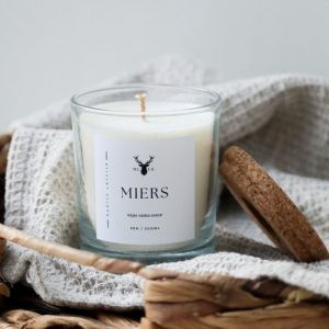 Svece bez aromāta ‘’Miers’’