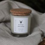 Sojas vaska svece - Svētku apelsīns (caurspīdīga) thumbnail 1