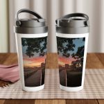 Nerūsējoša tērauda ceļojumu krūze ar pilskalna attēlu thumbnail 3