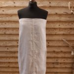 Lina pirts kleita sievietei ar tautisku lentu (gaiši pelēkbalta) thumbnail 1