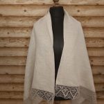 Lina dvielis 80x160cm ar mežģīni-sirsniņas thumbnail 5