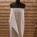 Lina pirts kleita sievietei ar tautisku lentu (gaiši pelēkbalta) thumbnail 3