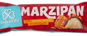 Marcipāna batoniņš šokolādē ar sāļo karameli 40g