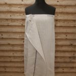 Lina pirts kleita sievietei ar tautisku lentu (sūnu pelēkzaļa) thumbnail 4