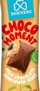 Piena šokolāde ar saulespuķu sēklām