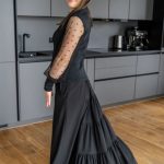 Maksi A silueta svārki ar volāniem thumbnail 1