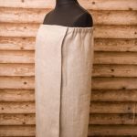 Lina auduma pirts kleita ar mežģīni-pelēki gulbji thumbnail 3