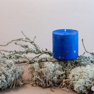 SOJAS VASKA SVECE AR DZINTARA AROMĀTU (XL)