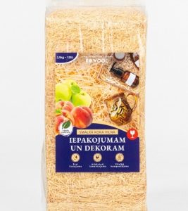 Koka vilna iepakojumam & dekorācijai 2,5kg