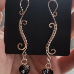 Sudraba auskari ar cirkoniju