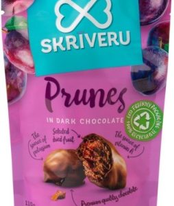 Plūmes tumšajā šokolādē