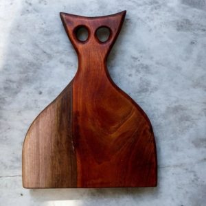 Rengas koka servēšanas dēlītis 32x25x3 cm