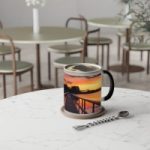 Maģiskā krūze ar attēlu - saulriets uz ezera thumbnail 3