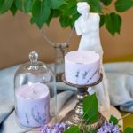 SOJAS VASKA SVECE AR LAVANDAS AROMĀTU - LILLĀ (S) thumbnail 1